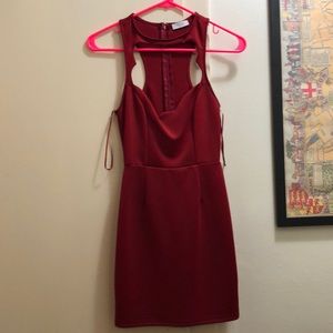 MOVING SALE Tobi Red Cut Out Dress